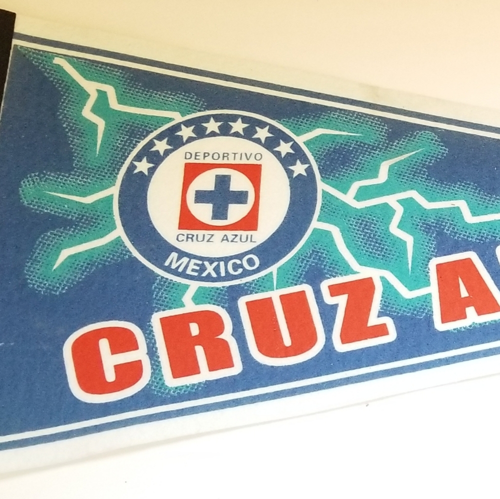 5 Por $10 Cruz azul bandera para pared